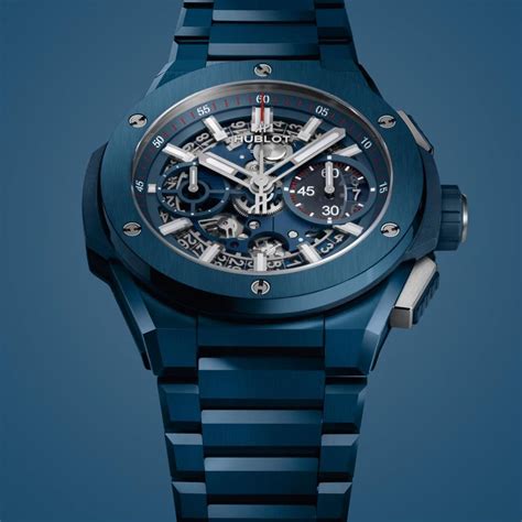 hublot blue watch pr|Hublot big bang integral.